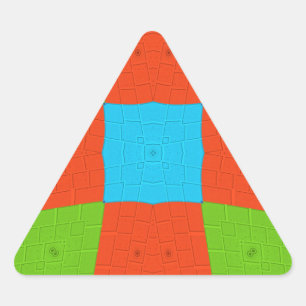Mooie verbazingwekkende Europese kleurrijke etnisc Sticker