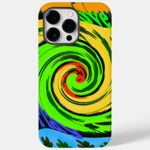 Mooie verbazingwekkende golvende zomergolf bloemen Case-Mate iPhone case
