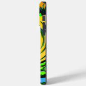 Mooie verbazingwekkende golvende zomergolf bloemen Case-Mate iPhone case (Achterkant / Links)