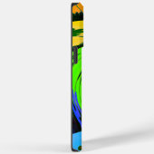 Mooie verbazingwekkende golvende zomergolf bloemen Case-Mate iPhone case (Achterkant / Rechts)