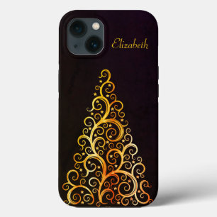 Mooie, verbazingwekkende, gouden kerstboom Hoesje- Case-Mate iPhone Case