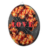 Mooie verbazingwekkende kleurrijke universum Liefd Dartbord (Voorkant Rechts)