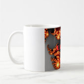 Mooie verbazingwekkende kleurrijke universum Liefd Koffiemok (Links)