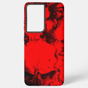 Mooie verbazingwekkende nieuwste Red Skull Hip-hop Samsung Galaxy Hoesje