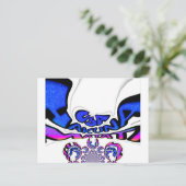 Mooie Verbazingwekkende USA Fun Text Art Pattern D Briefkaart (Staand voorkant)