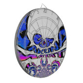 Mooie Verbazingwekkende USA Fun Text Art Pattern D Dartbord (Voorkant Links)