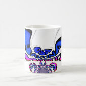 Mooie Verbazingwekkende USA Fun Text Art Pattern D Koffiemok (Center)