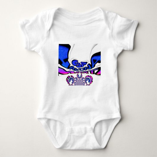 Mooie Verbazingwekkende USA Fun Text Art Pattern D Romper (Voorkant)