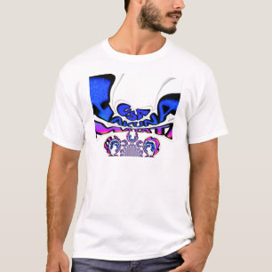 Mooie Verbazingwekkende USA Fun Text Art Pattern D T-shirt