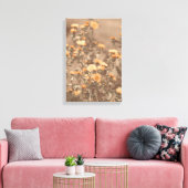 Mooie verbrande Sinaasappel gekleurde Wildflower B Canvas Afdruk (Insitu (Woonkamer))