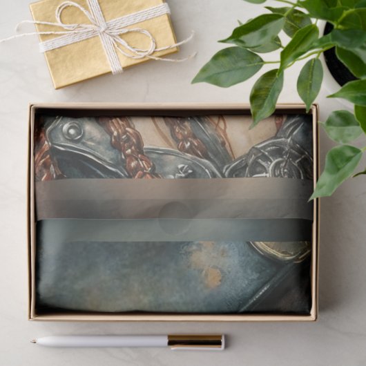 Mooie verdomde piraat vrouw Anne Bonny Tissuepapier (Geschenk)