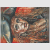 Mooie verdomde piraat vrouw Anne Bonny Tissuepapier (Voorkant)