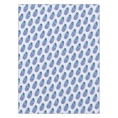 Mooie veren blauwe tablet - aangepaste kleuren tafelkleed (Voorkant)