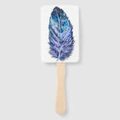Mooie Veren Hand Fan Handwaaier (Voorkant)