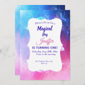 Mooie veren in de ruimte. kaart (Voorkant / Achterkant)