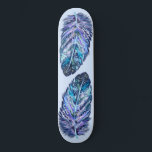 Mooie veren — Kies uw favoriete kleuren Persoonlijk Skateboard<br><div class="desc">Mooie veren - Kies / voeg uw favoriete achtergrondkleuren toe!</div>