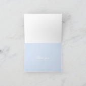 Mooie vergeet-me-niet bloemen bedankkaart (Binnen)