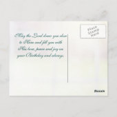 Mooie verjaardag Prayer Tea en Daffodils Briefkaart (Achterkant)