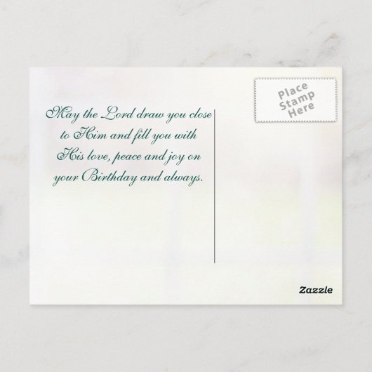 Mooie verjaardag Prayer Tea en Daffodils Briefkaart (Achterkant)