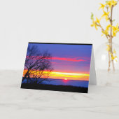 Mooie verjaardag van de zon naar de zon kaart (Gele Bloem)