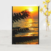 Mooie verjaardag van zonsopgang tot zonsondergang! kaart (Gele Bloem)