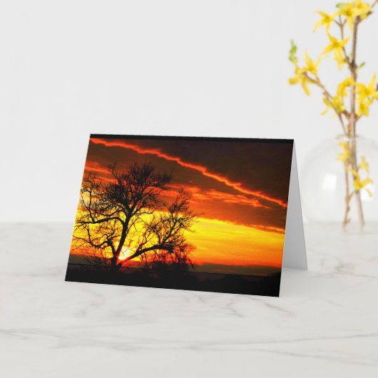 Mooie verjaardag van zonsopgang tot zonsondergang! kaart (Gele Bloem)