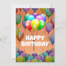 Mooie Verjaardagsballonnen en Confetti