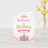Mooie Verjaardagsfeest Dank Je Kaart Sjabloon (Gele Bloem)