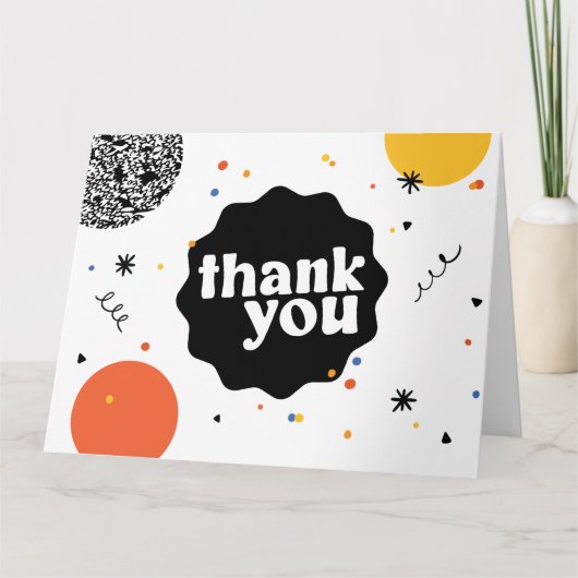 Mooie Verjaardagskaart Bedankt (Voorkant)