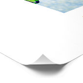 Mooie Verjaardagsreus Boeket Kaart Perfect Poster (Hoek)