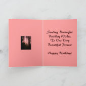 Mooie verjaardagswensen Wenskaart Kaart (Binnen)