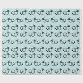 Mooie verlovingsringen trouwringen geschenk naadlo cadeaupapier (Vlak)