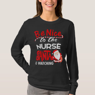 Mooie verpleegster wees aardig tegen de school ver t-shirt