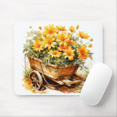Mooie verse bloemen muismat (Met muis)