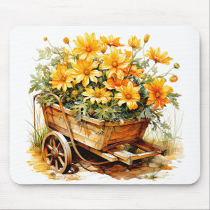 Mooie verse bloemen muismat