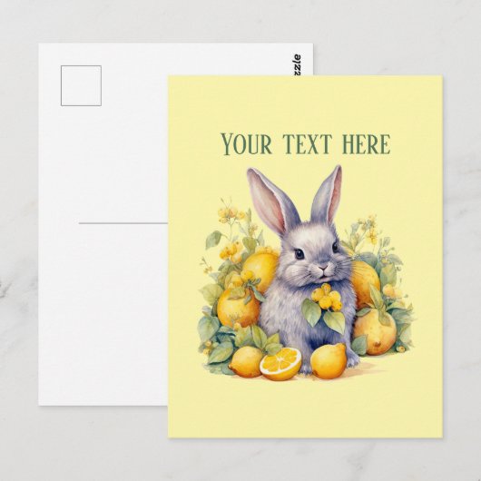 Mooie verse citroen aanpasbaar briefkaart (Voorkant / Achterkant)