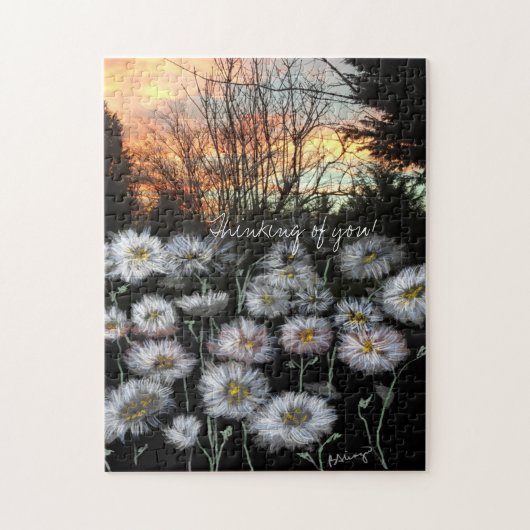 Mooie, verse dagen tegen de zon van een winter legpuzzel (Verticaal)