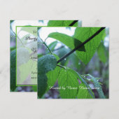 mooie verse lente groen laat iedereen achter kaart (Voorkant / Achterkant)