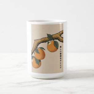 Mooie verse sinaasappels koffiemok