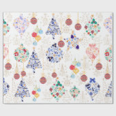 Mooie versiertjes, elegante details moderne cadeaupapier (Vlak)