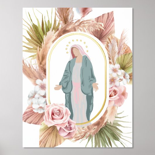 Mooie verslaafde moeder moderne katholiek folie afdrukken (Voorkant)