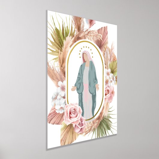 Mooie verslaafde moeder moderne katholiek folie afdrukken (Laagn)