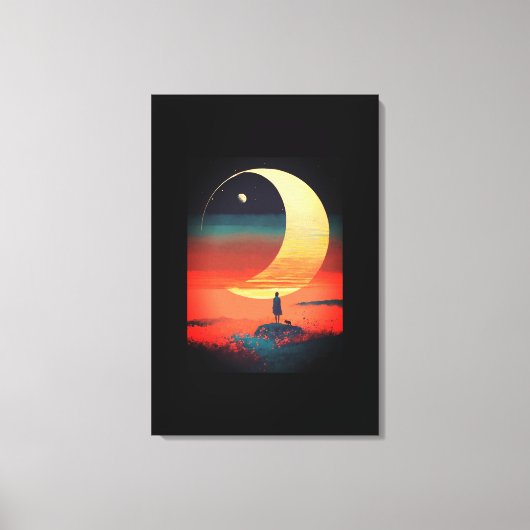 Mooie, versleten canvas afdrukken (Voorkant)
