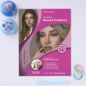 Mooie verzorging salon flyer (Enkel)