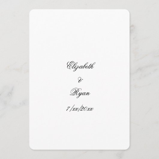 Mooie, vetplanten en bloemen op Burlap Menu (Achterkant)