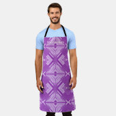 Mooie Vibe Abstract Chevron Patroon Schort (Gedragen)