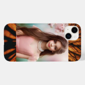 "Mooie Vibes: Kleurrijke achtergrond iPhone Case m (Achterkant (horizontaal))