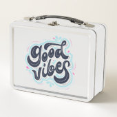 Mooie Vibes Metal Lunch Box (Voorkant)