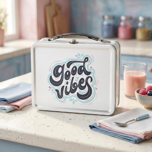 Mooie Vibes Metal Lunch Box