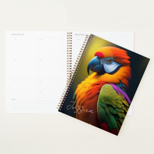 Mooie Vibrant Parrot Planner (Display)